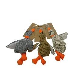 Surrey Feed Crinkle & Squeak No Stuffing Duck Dog Toy - Single Toy