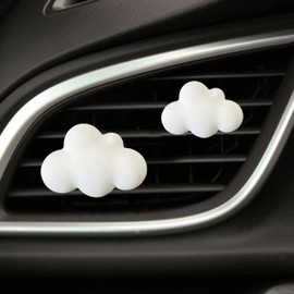 2 Pcs Cloud Air Vent Clips, Cute Cloud Car Air Fresheners Vents Clips Funny Car Diffuser Vent Clips Car Interior Decor Charm Cute Car Accessories Car Decoration for Women