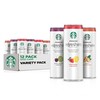 Starbucks Refreshers, 3 Flavor Variety Pack (Peach,Cherry, Stw Lmd), 12