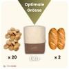 slowroom Bread Bag for Bread Storage and Keeping Fresh 3