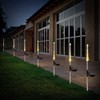 2PCS Solar Power Lights 25LED Spike Light for Outdoor Lawn