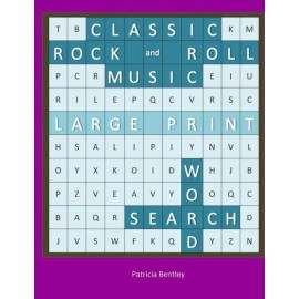 Classic Rock And Roll Music Large Print Word Search
