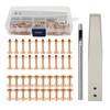 Copper Rivets Set, Leather Copper Rivets Round Head and Geate
