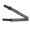 Electric Guitar Strap Adjustable Nylon Embroidered Shoulder Strap with Non
