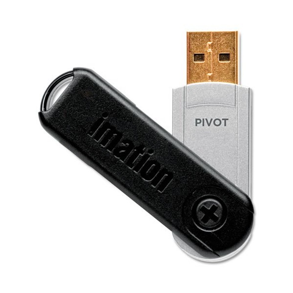 imation® Defender - Defender F50 Pivot USB Flash Drive, 2GB