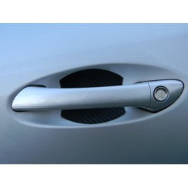 Carbon Fiber Auto Accessory Car Door Handle Scratch Cover Guards Protector Fits Scion TC (2pk)