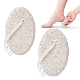 2 Stücke Natur Bimsstein,Natur Bimsstein Fußpflege Set Hornhautentferner Grob,BimssteinFußpflege, Hände und Füße,Hornhautentferner Pumice Stone für Füße und Hände