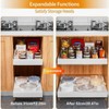 devesanter Telescopic Drawer, Adjustable Width Extendable Cabinet Organiser, Extendable Drawer