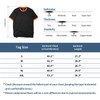 Ringer Tee Men Vintage Crewneck Athletic Retro T Shirts Short