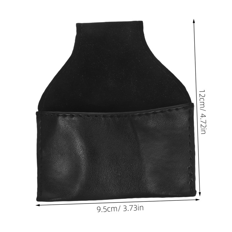 CORHAD Ergonomic Billiard Chalk Holder Pool Cue Clamp Bag Portable
