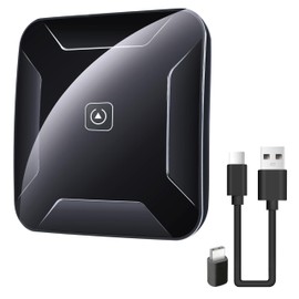 Newest Upgraded CarPlay Ai Box Adapter Supports Wireless Apple CarPlay & Wireless Android Auto Plug and Play