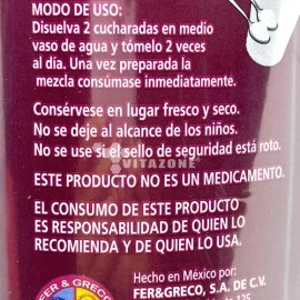 Colágeno Hidrolizado Glucosamina Biotina Surtidos Ferygreco Sabor UVA MANZANA COCO                                                                    