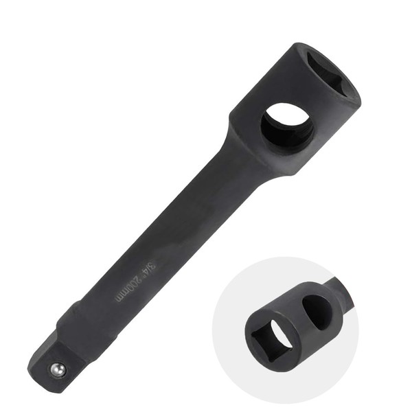 LEPEVNEY 3/4" Drive by 8" Impact Extension Bar, Cr-Mo Steel,