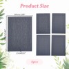 HOBBIESAY 4Pcs Polymer Clay Texture Sheets Set Polymer Clay Works