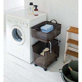 LIKE-IT SC-01 Slide Caster Set of 4 (SCB-6, SCB-13, LB-06-B only), Black, Mounting Height: 2.0 inches (5 cm)