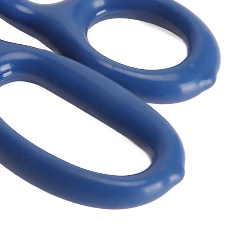 Carpet Scissors Blue 7.1in Stainless Steel Blade Ergonomic Curved Handle