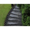 FINIKIS 2lbs Black Pebbles for Indoor Plants, 1-2Inch Natural River