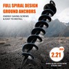 Ground Anchor Screw in, 4 Pack Spiral Trampoline Anchors with