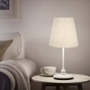 6Pcs Chandelier Lamp Shades, Modern E14 Clip On Natural Burlap
