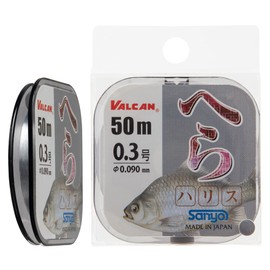 サンヨーナイロン ハリス バルカン へらハリス ナイロン 50m 0.8号 ナチュラルシルバー
