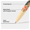 U Brands Monterey Ballpoint Pens, Set of 4, Botanical Studies,