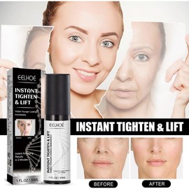 EELHOE Instant Tighten&Lift ,Skin Tightening Cream for Face，Facial Skin Care Cream,Hyaluronic Serum for Face Moisturizers Comfort hydro massage crunch Collagen Lifting - PCS: 2 PCS