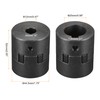 sourcing map Flexible Coupling Shaft 12 mm to 25 mm