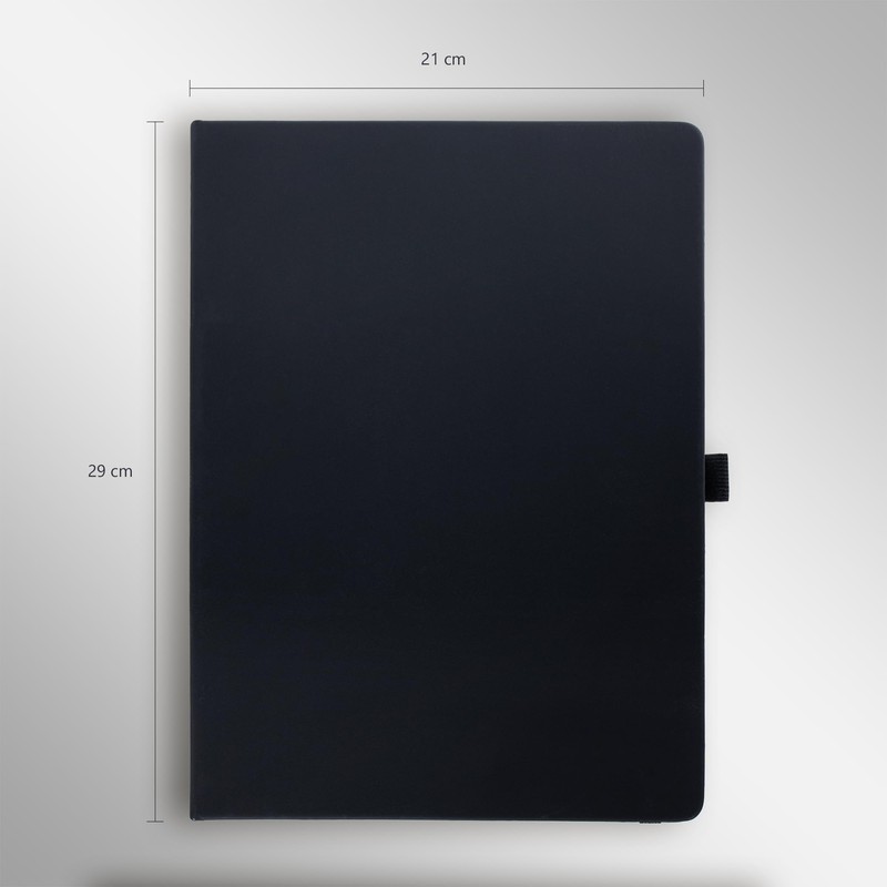OLLEVRES Notebook A4 Squared - Premium Paper 120 g/m² -