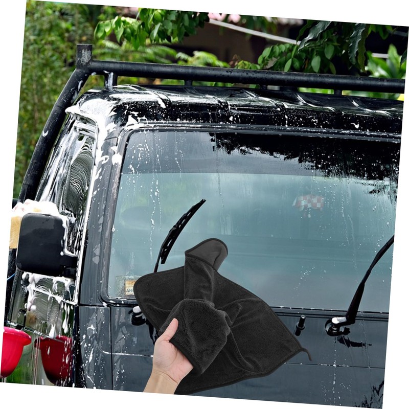 KICHOUSE Microfiber Towel Set Car Cleaning Cloths Super Absorbent Drying