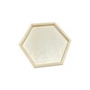 12x14 in Wood Panel Boards Wooden Hexagon Shaped Canvas for