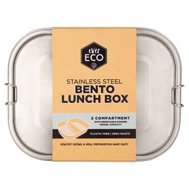 Ever Eco Stainless Steel Bento Lunch Box - 2 Compartments, 1 Lunchbox