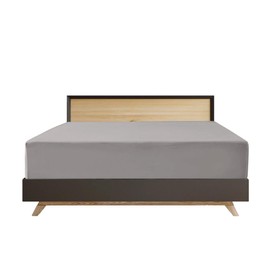 EV DEKOR Extra Deep Fitted Sheet Super King, Grey - Deep Pocket Bedsheet 16inch (40 cm) Soft Brushed Microfiber Fabric - Shrinkage and Fade Resistant - Bottom Sheet - Double Bed Fitted Sheets