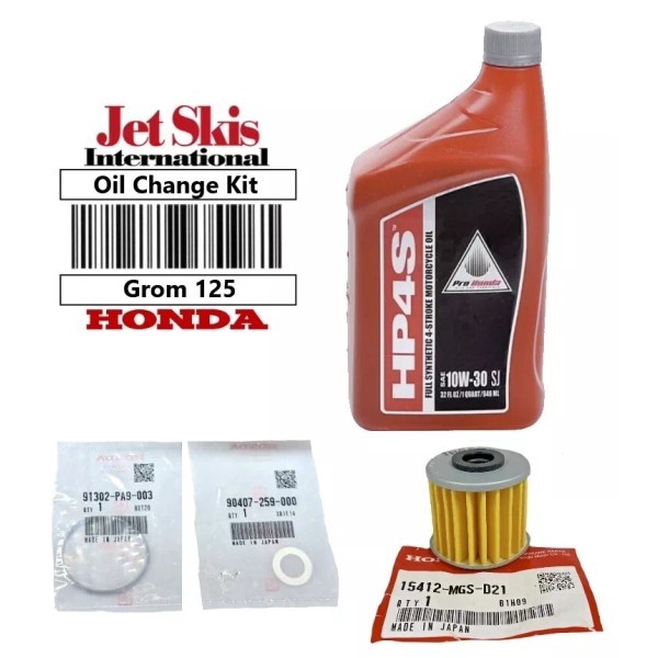 JSI Honda Oil Kit Honda Grom 125 Monkey 125 Synthetic