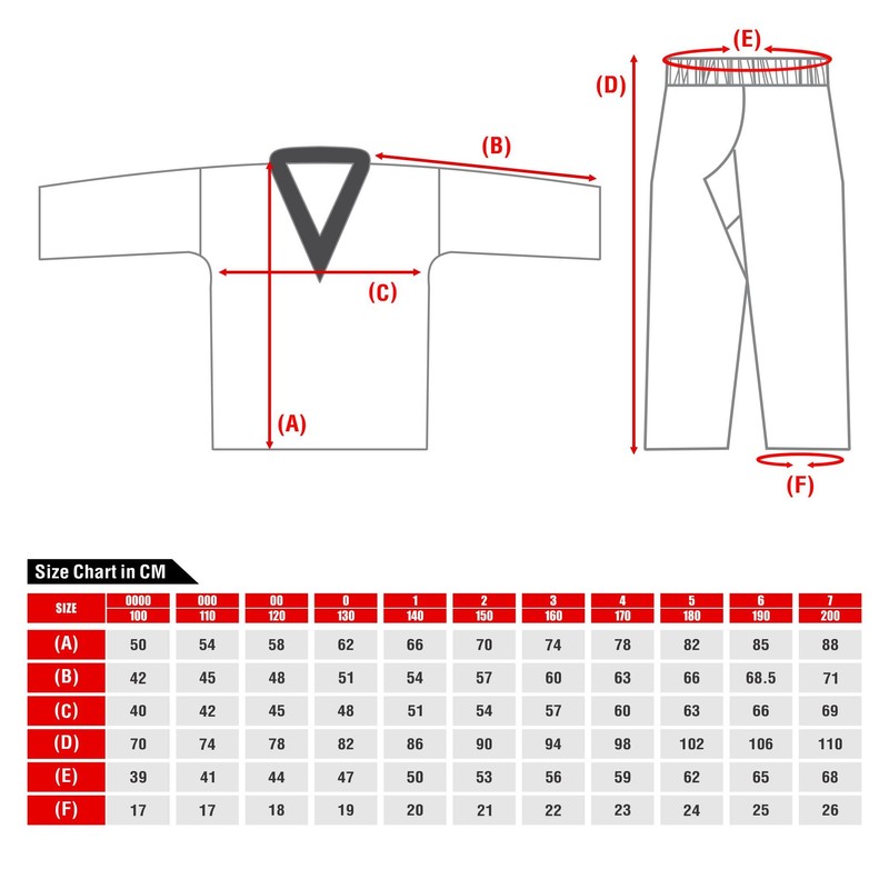 Farabi Sports Taekwondo Uniform Mix Martial Arts Uniform Set Black