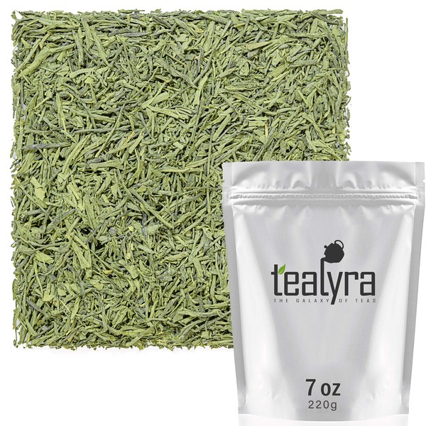 Tealyra – Iri Sencha japonés – mezcla de polvo de matcha y té verde Sencha – té de hojas sueltas – cafeína mediana – altos antioxidantes