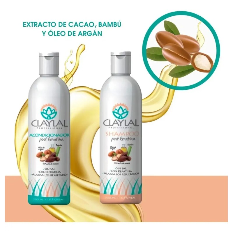 Tratamiento Post Keratina Shampoo Y Acondicionador 500ml