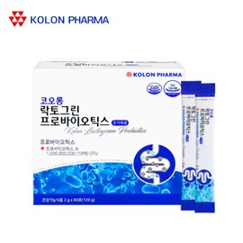 Kolon Probiotics Lactobacillus Stick 60 Packets Youth and Whole Family Lactobacillus Synbiotics Probiotic Stick / 코오롱 프로바이오틱스 유산균 스틱 60포 청소년 온가족 유산균 신바이오틱스 프로바이오스틱