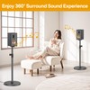 Height Adjustable Bookshelf Speaker Stands Pair for Klipsch Speaker Stands