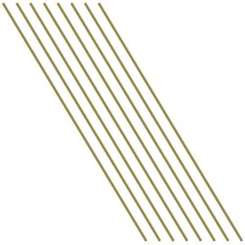 1/8 Inch Brass Round Rod, Favordrory 8PCS Brass Round Rods Lathe Bar Stock, 1/8 Inch in Diameter 14 Inches in Length