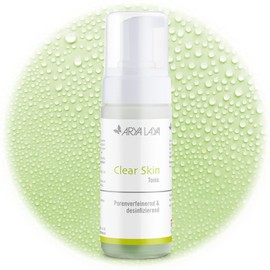 ARYA LAYA Clear Skin Tonic, 125 ml: Clears and refreshes the skin after cleansing, refines the complexion and helps to avoid pimples, for oily and blemished skin, vegan