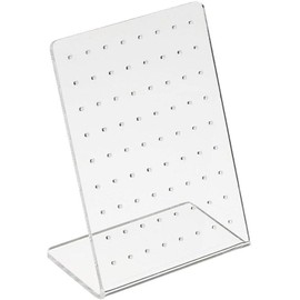 Cawhui Earrings Stand Display Showing Showcase Rack Ear Cuff Studs Holder Hanger Hook 72 Holes 36 Pairs 72 Holes translucent Jewelry Towers