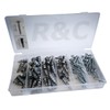 Plasterboard fixings Set, 100 Piece Drywall Anchors Size 13 x