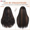 Yaki Curly Headband Wig For Black Women 26 Inch Brown