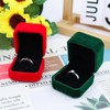 WisePoint Ring Box, Velvet Jewellery Gift Box, Octagonal Jewellery Case,