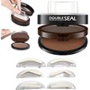 Double Colour Eyebrow Stamp Kit, Waterproof & Sweatproof Eyebrow Powder