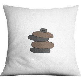 Bona Basics Plain Polyester Decorative Cushion Cover 45x45cm