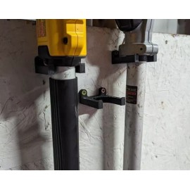 ulovemydeals Wall Mount Hanger for DeWalt 20V MAX Trimmer Pole Saw DCPS620, DCPH820, 620M1 - White