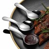 3 Pcs Stainless Steel Mini Spoons - Short Handle for