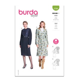 Burda Style Sewing Pattern B5784 Misses' Dress