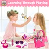 Little Girl Purse with Pretend Makeup for Toddlers, Kids Play
